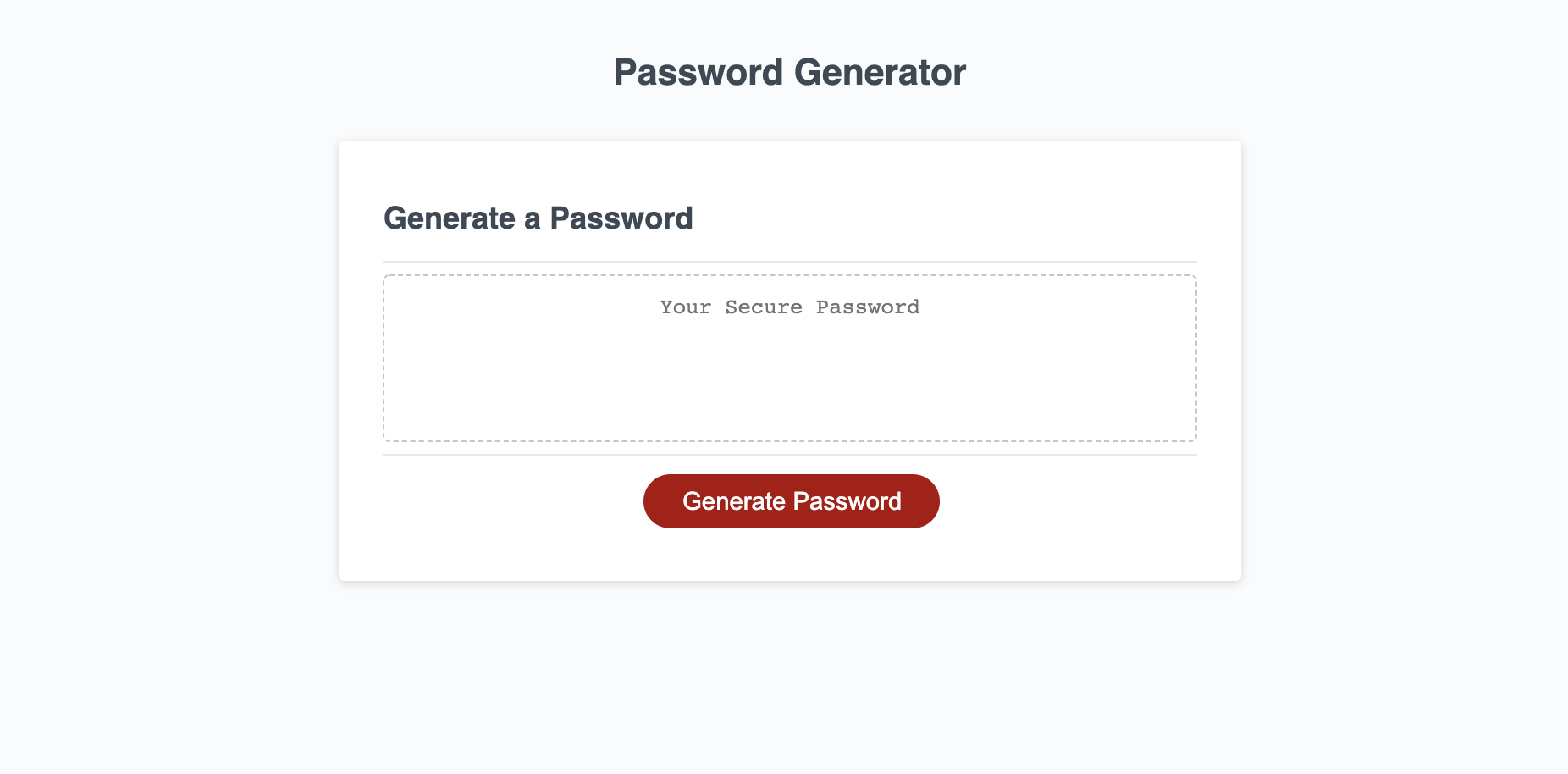 Screenshot of a website